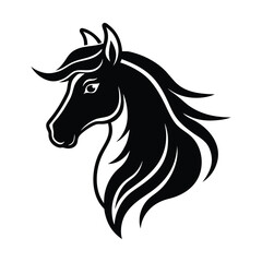 horse head silhouette