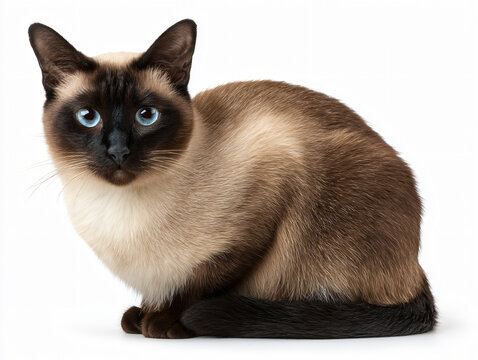 Siamese Cat Blue Eyes Cute Feline Pet Adorable Curious Domestic Animal Soft Fur Purring Lovable Companion Paw Mellow Indoor Quiet Mischievous Bounding Happy Twitching Yawning Furball Grooming Life