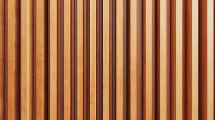 Obraz premium Vertical light brown wooden slats wood texture background design
