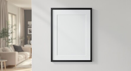 Modern Black Frame Mockup Versatile, Elegant Home Decor