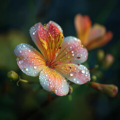 Fototapeta premium red and yellow flower