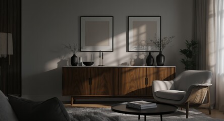 Modern Mid-Century Living Room Design Stylish Furniture Decor Inspiration