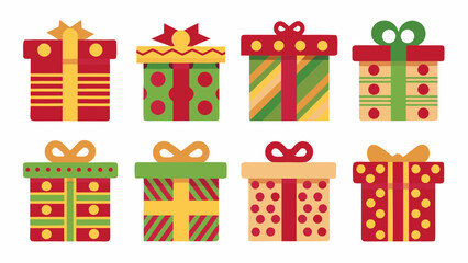 set of christmas gifts