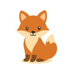 fox with a big tail