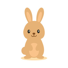 easter bunny isolated on white