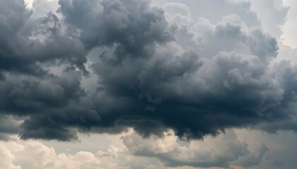 Obraz premium Dramatic thunderstorm clouds gather nature photography atmospheric environment overcast viewpoint