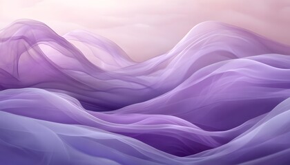 Obraz premium Lavender smoke wave creates a tranquil atmosphere.