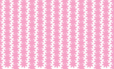 seamless pattern with pink floral stripes