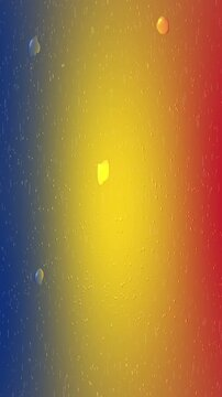 Gradient vertical background with raindrops on window surface. Suitable for weather forecasts, nature themes, and calming designs. Ideal for digital projects. Suitable for weather forecasts, nature th