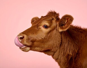portrait of a cow