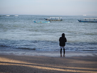 Kuta beach of Bali island, Indonesia