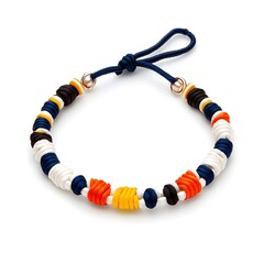Colorful beaded friendship bracelet