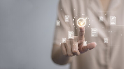 Digital Document Approval and Online Verification System