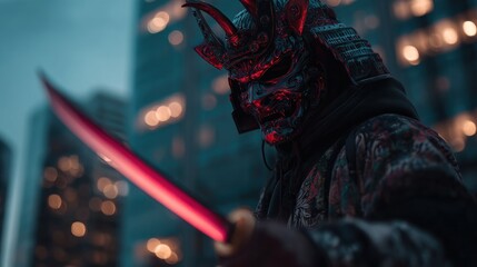 Cyberpunk Samurai: Night in the City