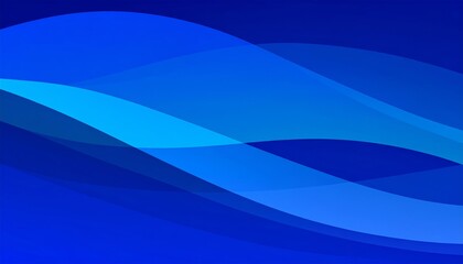 Obraz premium Abstract Blue Wave Design Background