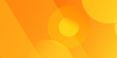 Abstract orange background with circles and rectangle. Modern background. Vector illustration