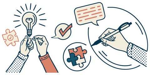 Review  set icons. Containing feedback, rating, testimonial, satisfaction, comment, opinion, like, customer, recommend and more. Solid vector icons col.