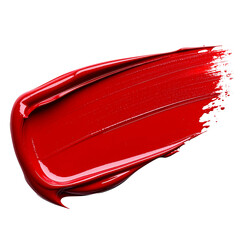 Vibrant Red Lipstick Swatch: A bold and luscious red lipstick swatch, showcasing the texture and color, invites a sensory exploration of beauty and elegance.