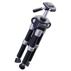3D Folding Tripod Illustration