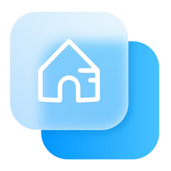 3D Box Ecommerce Digital Glassmorphism UI Icon Sign and Symbol Element Asset Digital Design Illustrator Png Svg	
