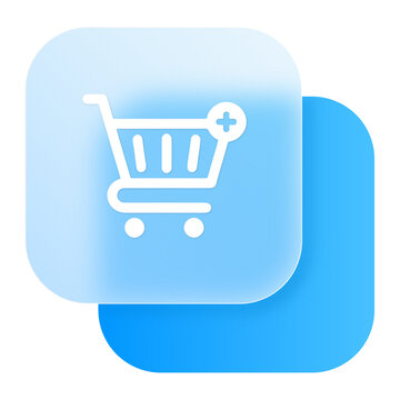 3D Box Ecommerce Digital Glassmorphism UI Icon Sign and Symbol Element Asset Digital Design Illustrator Png Svg	
