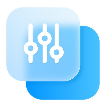 3D Box Ecommerce Digital Glassmorphism UI Icon Sign and Symbol Element Asset Digital Design Illustrator Png Svg	
