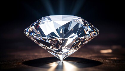 Sparkling Diamond with Dark Background. (3)
