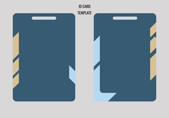 ID Card frame template, no text ready to use for business purpose or anything.