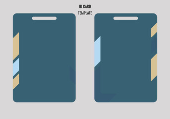 ID Card frame template, no text ready to use for business purpose or anything.
