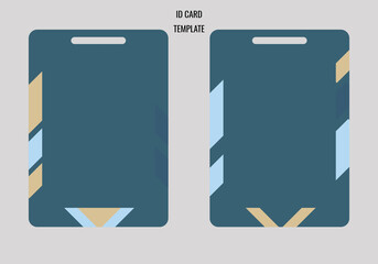 ID Card frame template, no text ready to use for business purpose or anything.