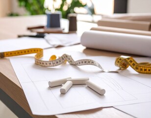 collection of equipment for sewing