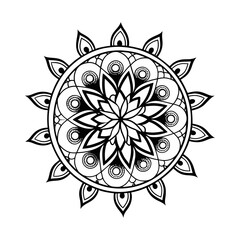 Mandala set icons.