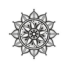 Mandala set icons.