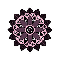 Mandala set icons.