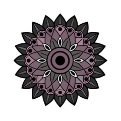 Mandala set icons.