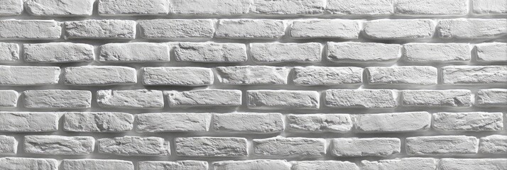 Obraz premium Light gray brick wall texture