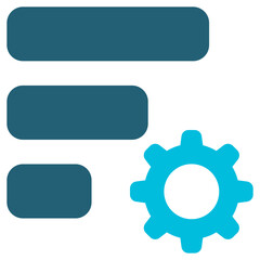 Advancement Glyph Blue Icon