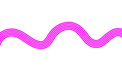 Pink wavy line abstract background design