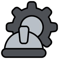 Labor Grey Icon Editable Stroke