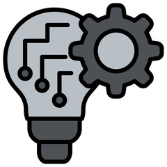 Innovation Grey Icon Editable Stroke