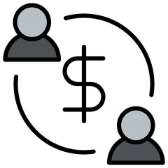 Business Grey Icon Editable Stroke