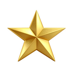 gold star isolated