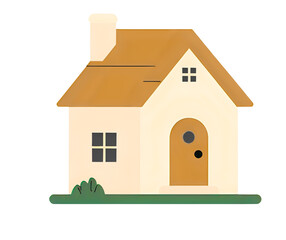 Charming Cottage Illustration