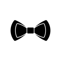 Fototapeta premium Stylish Bow Tie Graphic in Monochrome Vector