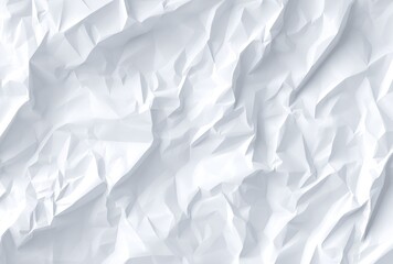 Obraz premium Crumpled white paper texture (20)