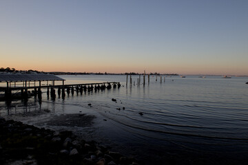 Fototapeta premium Sunset over Botany Bay in Sydney