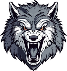 wolf head mascot