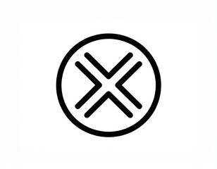 Obraz premium Symbol X like t