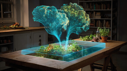 Virtual Plants on a Table