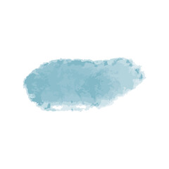 Blue paint brush strokes on white background. Collection of hand-painted brush textures in various shapes and thicknesses. PNG.